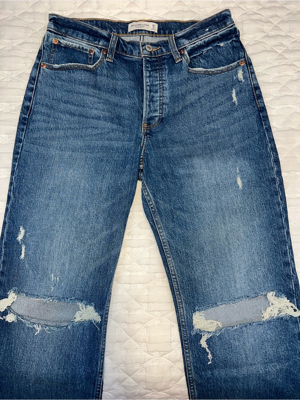 Abercrombie & Fitch Ripped 90s Baggy Low Rise